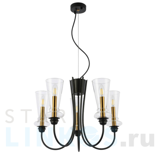 Купить Подвесная люстра Evoluce Rammo SLE112403-05 за 11 540 руб. в Туле Купить с доставкой Подвесная люстра Evoluce Rammo SLE112403-05 в Туле