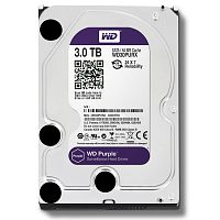 Купить 3 ТБ жесткий диск WD30PURZ серии WD Purple для систем видеонаблюдения в Туле