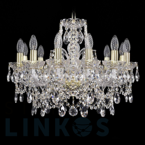 Купить с доставкой Подвесная люстра Bohemia Ivele 1411/12/195 G в Туле