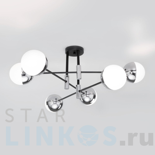 Купить Потолочная люстра Eurosvet Nuvola 70129/6 хром за 19 300 руб. в Туле Купить с доставкой Потолочная люстра Eurosvet Nuvola 70129/6 хром в Туле
