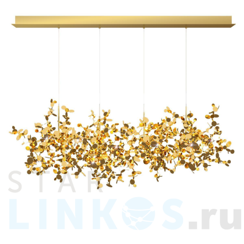 Купить с доставкой Подвесная люстра Loft IT Spark 10101/4 Gold в Туле