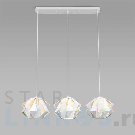 Купить Подвесной светильник Eurosvet Moire 50137/3 белый за 15 400 руб. в Туле фото 2 Купить с доставкой Подвесной светильник Eurosvet Moire 50137/3 белый в Туле фото 2
