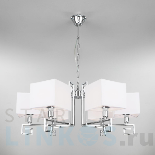 Купить Подвесная люстра Eurosvet Alma 60115/6 хром за 24 200 руб. в Туле Купить с доставкой Подвесная люстра Eurosvet Alma 60115/6 хром в Туле