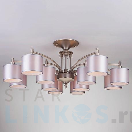 Купить Подвесная люстра Eurosvet 60080/12 сатин-никель за 30 500 руб. в Туле фото 2 Купить с доставкой Подвесная люстра Eurosvet 60080/12 сатин-никель в Туле фото 2