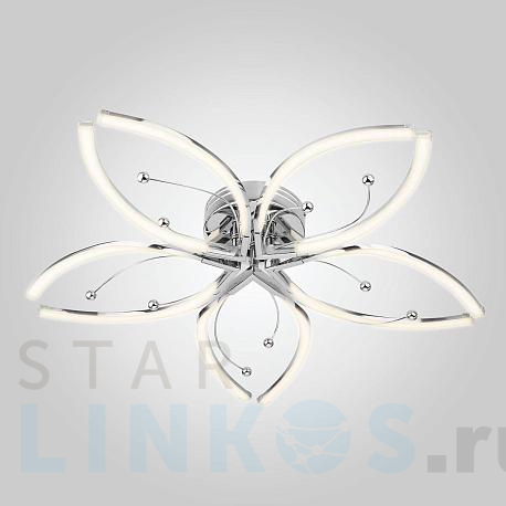 Купить Потолочная светодиодная люстра Eurosvet Fiona 90056/5 хром за 11 300 руб. в Туле фото 2 Купить с доставкой Потолочная светодиодная люстра Eurosvet Fiona 90056/5 хром в Туле фото 2
