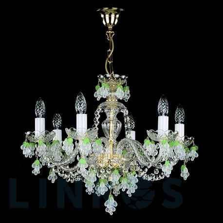 Купить Подвесная люстра Artglass Gizela VI. VIno White St за 60 322 руб. в Туле фото 2 Купить с доставкой Подвесная люстра Artglass Gizela VI. VIno White St в Туле фото 2