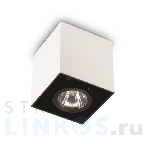 Купить с доставкой Потолочный светильник Ideal Lux Mood Pl1 D09 Square Bianco 140902 в Туле