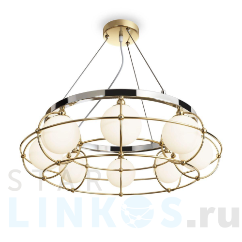 Купить с доставкой Подвесная люстра Maytoni Carcass MOD312PL-08GCH в Туле