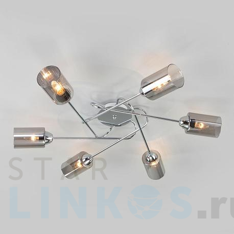 Купить Потолочная люстра Eurosvet Motive 30167/6 хром за 10 700 руб. в Туле фото 2 Купить с доставкой Потолочная люстра Eurosvet Motive 30167/6 хром в Туле фото 2