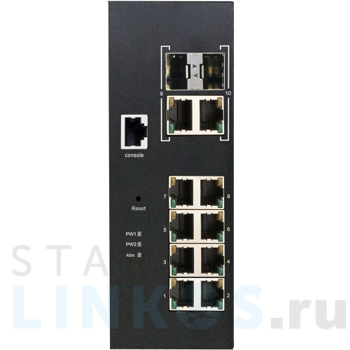 Купить с доставкой Промышленный 10-портовый PoE коммутатор SW-60822/ILC Gigabit Ethernet в Туле
