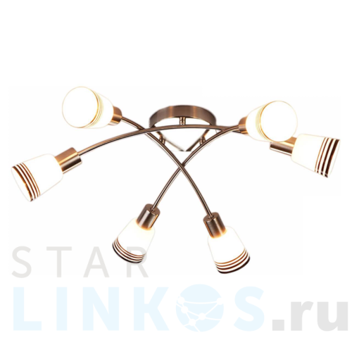 Купить Потолочная люстра IMEX MD.78223-6-S CH за 6 550 руб. в Туле Купить с доставкой Потолочная люстра IMEX MD.78223-6-S CH в Туле