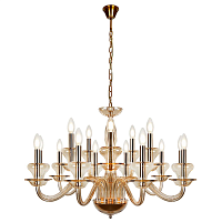 Купить Подвесная люстра iLamp Mercury P9448-10+5 Gold в Туле