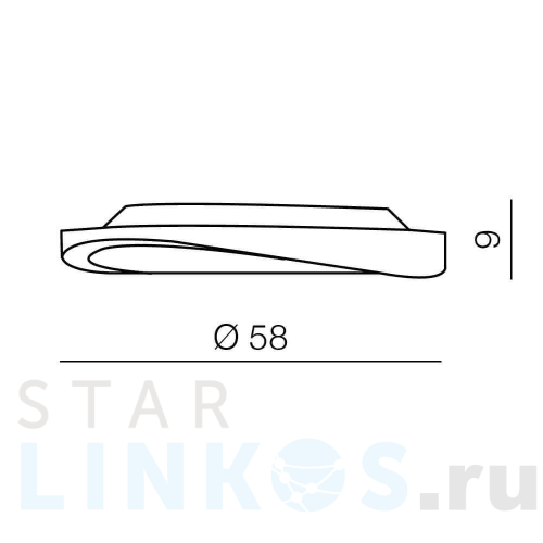 Купить Накладной светильник Azzardo Circulo 58 top AZ0985 за 68 610 руб. в Туле фото 2 Купить с доставкой Накладной светильник Azzardo Circulo 58 top AZ0985 в Туле фото 2