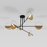 Купить Потолочная люстра Eurosvet Grazia 70148/6 черный/золото в Туле