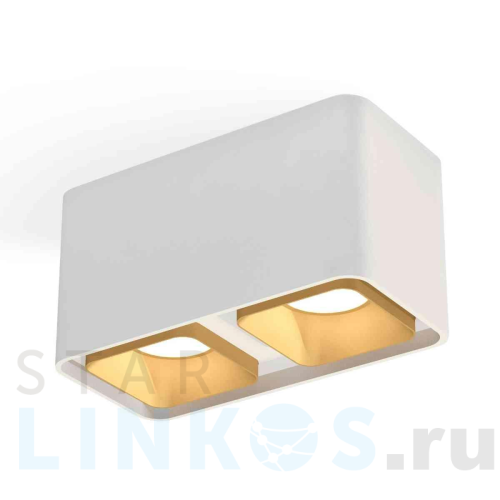 Купить с доставкой Комплект накладного светильника Ambrella light Techno Spot XS7850004 SWH/SGD белый песок/золото песок (C7850, N7704) в Туле