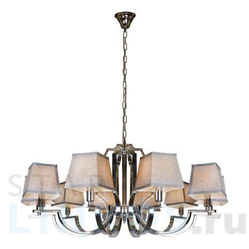 Купить Подвесная люстра iLamp Hilton 6943-10 CR за 42 790 руб. в Туле Купить с доставкой Подвесная люстра iLamp Hilton 6943-10 CR в Туле