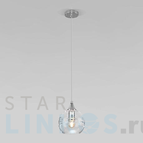 Купить Подвесной светильник Eurosvet Lotus 50221/1 прозрачный за 6 000 руб. в Туле фото 2 Купить с доставкой Подвесной светильник Eurosvet Lotus 50221/1 прозрачный в Туле фото 2