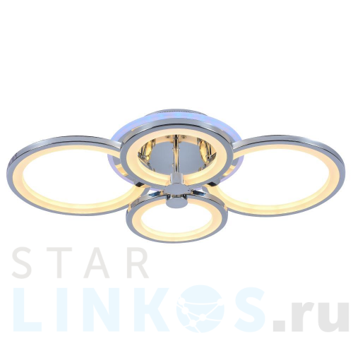 Купить Потолочная светодиодная люстра Profit Light 8077/4 CHR за 6 290 руб. в Туле Купить с доставкой Потолочная светодиодная люстра Profit Light 8077/4 CHR в Туле