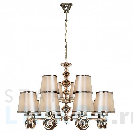 Купить Подвесная люстра iLamp Brooklyn P2401-8+4 Nickel за 57 090 руб. в Туле фото 2 Купить с доставкой Подвесная люстра iLamp Brooklyn P2401-8+4 Nickel в Туле фото 2