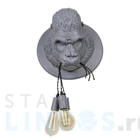 Купить Настенный светильник Loft IT Gorilla 10178 Grey за 15 390 руб. в Туле фото 2 Купить с доставкой Настенный светильник Loft IT Gorilla 10178 Grey в Туле фото 2