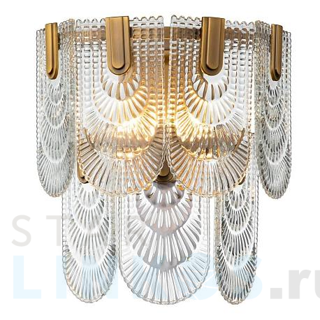 Купить Настенный светильник Indigo Salice 12022/2W Brass V000026 за 13 980 руб. в Туле фото 2 Купить с доставкой Настенный светильник Indigo Salice 12022/2W Brass V000026 в Туле фото 2