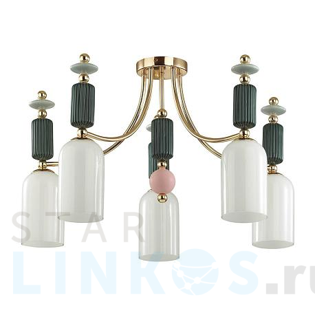 Купить Потолочная люстра Odeon Light Classic Candy 4861/5C за 38 380 руб. в Туле фото 2 Купить с доставкой Потолочная люстра Odeon Light Classic Candy 4861/5C в Туле фото 2