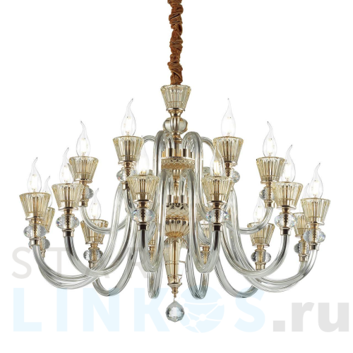 Купить с доставкой Подвесная люстра Ideal Lux Strauss SP18 140629 в Туле