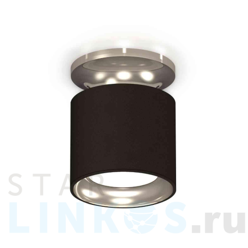 Купить с доставкой Комплект накладного светильника Ambrella light Techno Spot XS7402080 SBK/PSL черный песок/серебро полированное (N7927, C7402, N7023) в Туле
