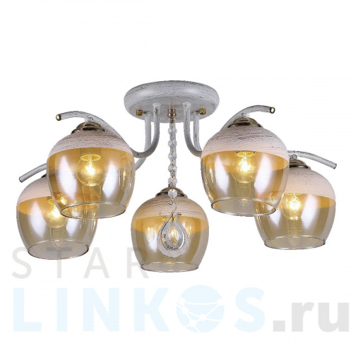 Купить Потолочная люстра Toplight Bertha TL1254D-05BG за 5 700 руб. в Туле Купить с доставкой Потолочная люстра Toplight Bertha TL1254D-05BG в Туле