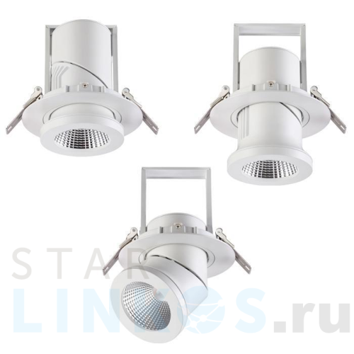 Купить Встраиваемый светодиодный светильник Novotech Spot Prometa 357872 за 2 600 руб. в Туле Купить с доставкой Встраиваемый светодиодный светильник Novotech Spot Prometa 357872 в Туле