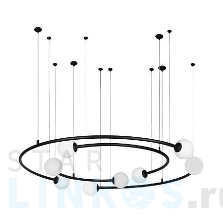 Купить Подвесная люстра Loft IT Infinite 10155/1100 Black за 25 030 руб. в Туле фото 2 Купить с доставкой Подвесная люстра Loft IT Infinite 10155/1100 Black в Туле фото 2