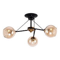 Купить Потолочная люстра IMEX MD.2840-3-S BK+CP в Туле