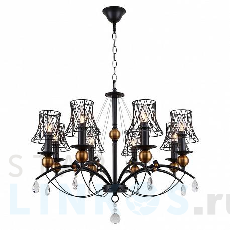 Купить Подвесная люстра Lussole Lgo Arivaca GRLSP-8104 за 24 233 руб. в Туле фото 2 Купить с доставкой Подвесная люстра Lussole Lgo Arivaca GRLSP-8104 в Туле фото 2