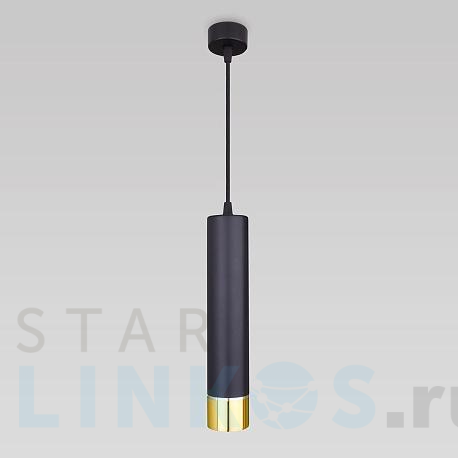 Купить Подвесной светильник Eurosvet DLN107 GU10 черный/золото за 2 850 руб. в Туле фото 2 Купить с доставкой Подвесной светильник Eurosvet DLN107 GU10 черный/золото в Туле фото 2