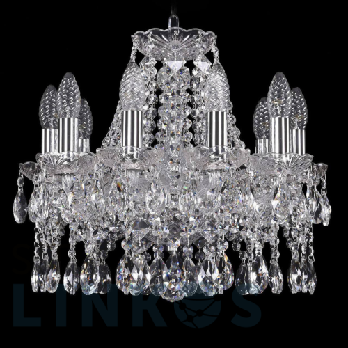 Купить с доставкой Подвесная люстра Bohemia Ivele 1413/10/141 Ni в Туле