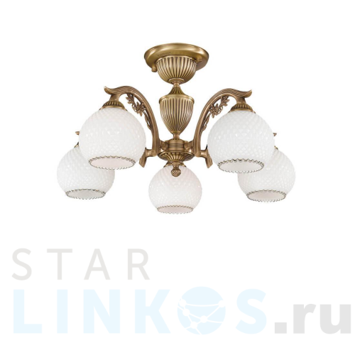 Купить Потолочная люстра Reccagni Angelo PL.8620/5 за 63 423 руб. в Туле Купить с доставкой Потолочная люстра Reccagni Angelo PL.8620/5 в Туле