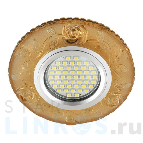 Купить с доставкой Встраиваемый светильник Fametto Luciole DLS-L150 Gu5.3 Glassy/Yellow в Туле