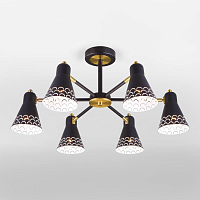 Купить Потолочная люстра Eurosvet Trina 70100/6 черный в Туле