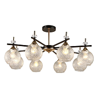 Купить Потолочная люстра IMEX MD.4892-8-S COFFEE+FGD в Туле