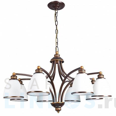 Купить Подвесная люстра Arte Lamp Bonito A9518LM-8BA за 20 990 руб. в Туле фото 2 Купить с доставкой Подвесная люстра Arte Lamp Bonito A9518LM-8BA в Туле фото 2