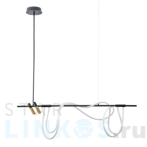 Купить с доставкой Подвесная светодиодная люстра Arte Lamp Klimt A2850SP-45BK в Туле