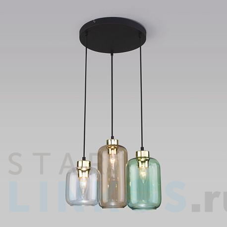 Купить Подвесная люстра TK Lighting 3325 Marco Green за 28 800 руб. в Туле фото 2 Купить с доставкой Подвесная люстра TK Lighting 3325 Marco Green в Туле фото 2