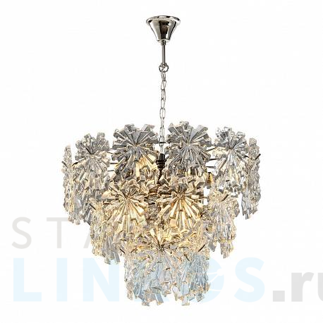 Купить Подвесная люстра iLamp Homy P2545-8 NIC за 36 090 руб. в Туле фото 2 Купить с доставкой Подвесная люстра iLamp Homy P2545-8 NIC в Туле фото 2