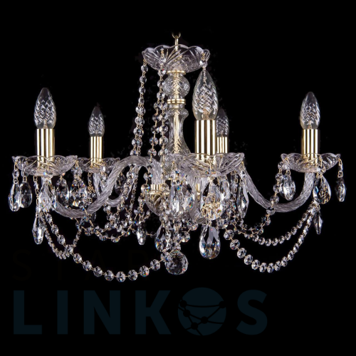 Купить Подвесная люстра Bohemia Ivele 1402/5/195 G за 26 327 руб. в Туле Купить с доставкой Подвесная люстра Bohemia Ivele 1402/5/195 G в Туле