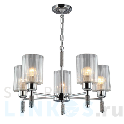 Купить Подвесная люстра Omnilux Dronero OML-66503-05 за 10 330 руб. в Туле Купить с доставкой Подвесная люстра Omnilux Dronero OML-66503-05 в Туле