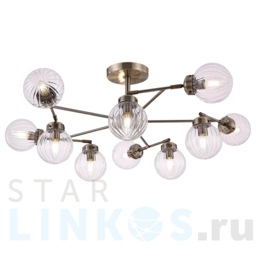 Купить Потолочная люстра Freya Daisy FR5041PL-10BS за 19 941 руб. в Туле Купить с доставкой Потолочная люстра Freya Daisy FR5041PL-10BS в Туле