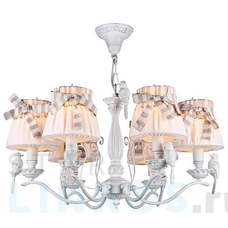 Купить Подвесная люстра Maytoni Bird ARM013-06-W за 30 990 руб. в Туле фото 2 Купить с доставкой Подвесная люстра Maytoni Bird ARM013-06-W в Туле фото 2