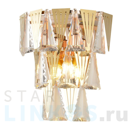 Купить с доставкой Настенный светильник Natali Kovaltseva Amanda II 81441/2W Gold в Туле