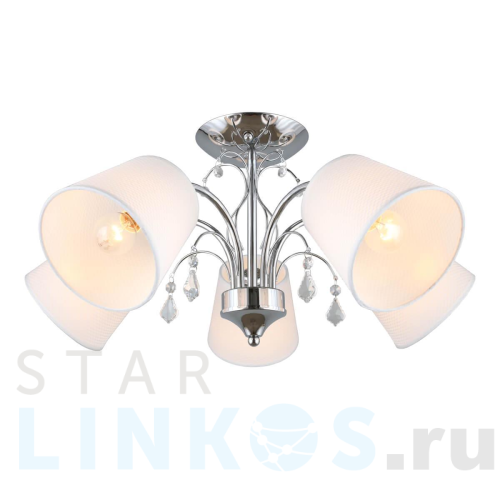 Купить Потолочная люстра Omnilux Novello OML-56307-05 за 6 890 руб. в Туле Купить с доставкой Потолочная люстра Omnilux Novello OML-56307-05 в Туле