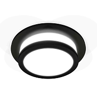 Купить Комплект встраиваемого светильника Ambrella light Techno Spot XC7622041 SBK/FR черный песок/белый матовый (C7622, N7121) в Туле